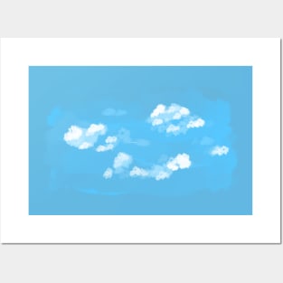 clouds and sky Posters and Art